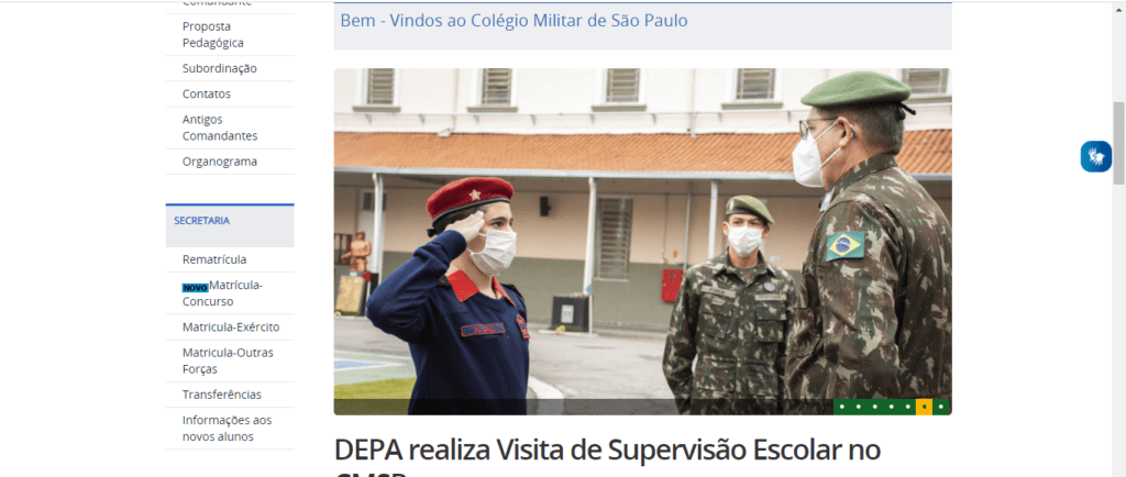 inscrições Colégio Militar de São Paulo 2022