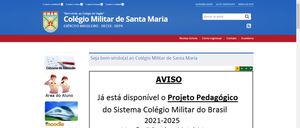 inscrições Colégio Militar de Santa Maria 2022